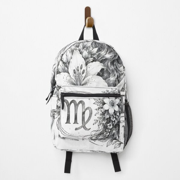 Item preview, Virgo Floral Maiden Analytical Kind Reliable Zodiac Art designed and sold by Zodiac Celestial Art.