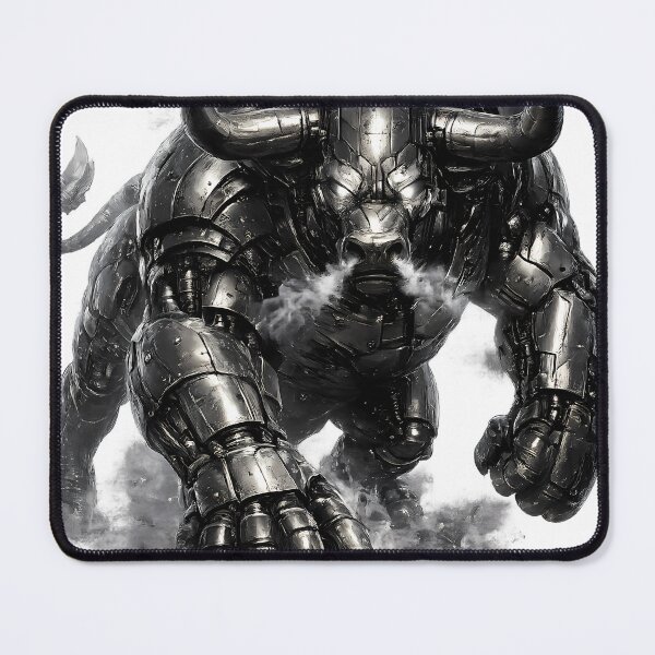 Item preview, Steel Bull V3 – Industrial Metal Bull | Steel Beast Mechanical Titan designed and sold by SteelCoat Studio.