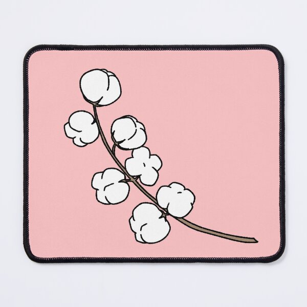 Item preview, Cute Hand Drawn Cotton Flower Branch Illustration designed and sold by ubborn.