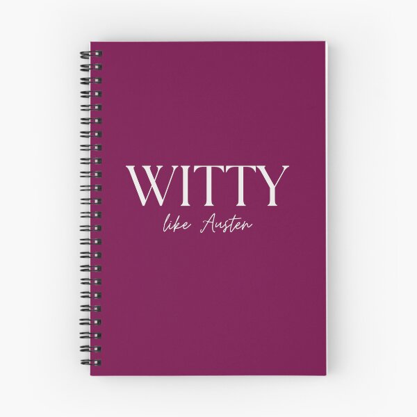 Item preview, White lettering Witty like Austen solo designed and sold by annvanart.