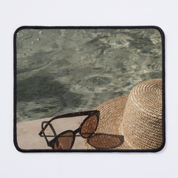 Item preview, Summer Vacation Aesthetic Straw Hat and Sunglasses designed and sold by SolutionsArt.