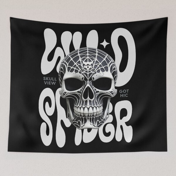 Item preview, Gothic Spider Skull designed and sold by Twosided.