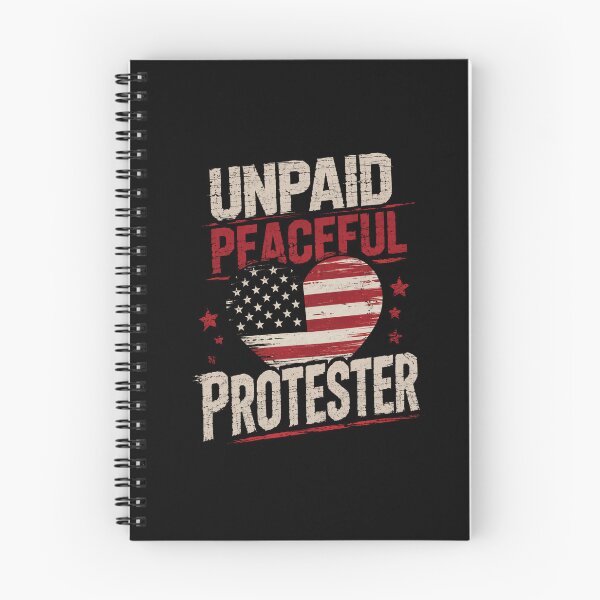 Item preview, Unpaid Peaceful Protester American Patriot Activist designed and sold by SkeletonsDanger.