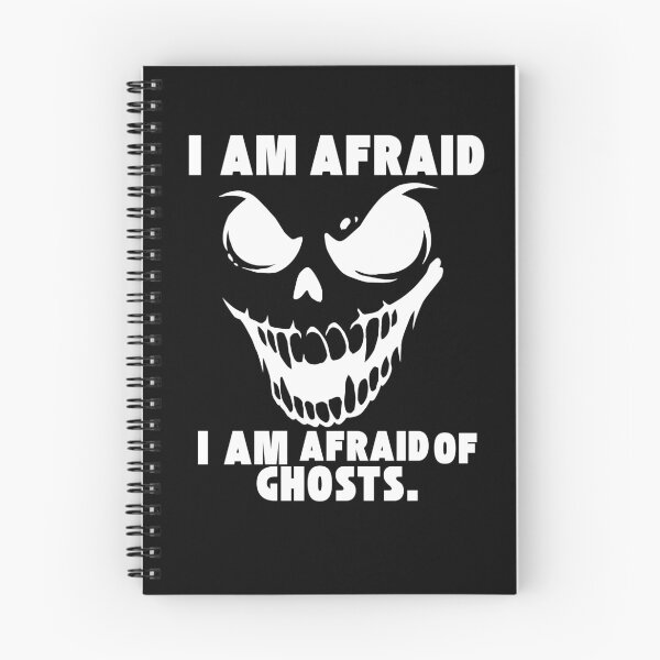 Item preview, I Am Afraid of Ghosts Boo Funny Halloween Ghost T-Shirt Design designed and sold by Wirath Shop.
