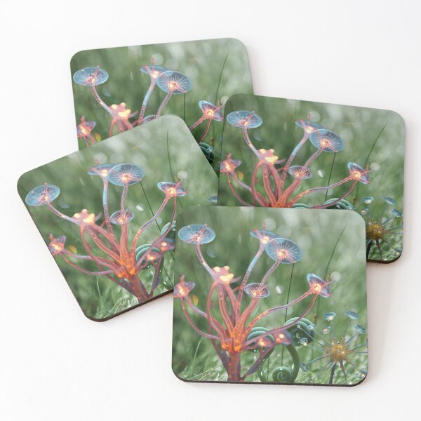Item preview, Exoflora of Kepler-186f : Bioluminescent Alien Blooms designed and sold by Marcin Dabski.