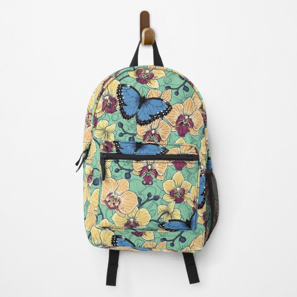 Item preview, Botanical Orchid Garden with Butterflies designed and sold by Katerina Mitkova Kirilova.