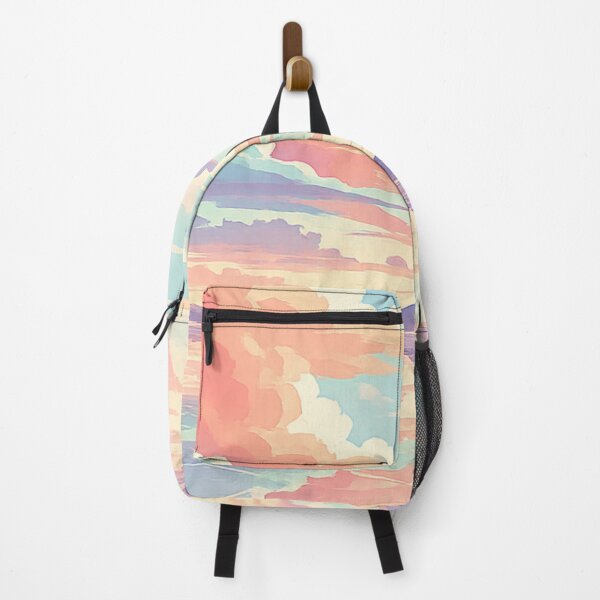 Item preview, Pastel Rainbow Sky Mountain Landscape - Dreamy Fantasy designed and sold by irfanshikh.