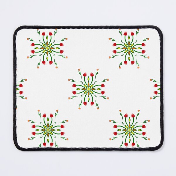 Item preview, Minimalist flower mandala seamless pattern for textile and wallpaper. designed and sold by AjjimaJKM.