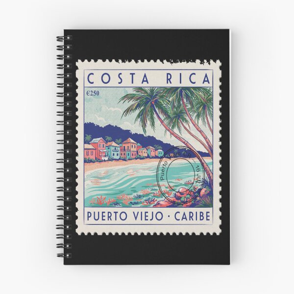 Item preview, Puerto Viejo Costa Rica Caribbean Postage Stamp Sticker designed and sold by stickercuffs.