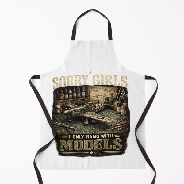 Item preview, Sorry Girls I Only Hang With Models Funny Model Building Vintage Hobby Shirt designed and sold by Masloshop.