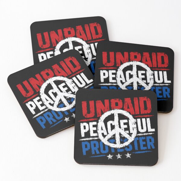 Item preview, Unpaid Peaceful Protester Peace Activist Civil Rights Advocate designed and sold by SkeletonsDanger.