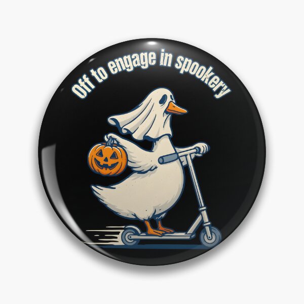 Item preview, Spooky Goose - Ghost Goose -  Silly Goose - Animal Halloween designed and sold by BobaTeeStore.