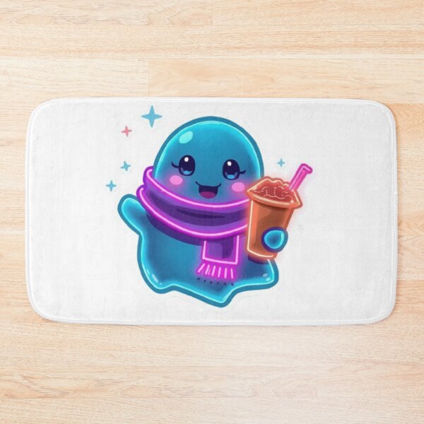 Item preview, Cute Neon Ghost Coffee Sticker | Kawaii Glowing Autumn Ghost designed and sold by Stylestickers55.