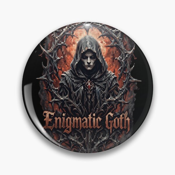 Item preview, Enigmatic Goth - Sinister Hooded Sorcerer Dark Streetwear Art designed and sold by EnigmaticGoth.