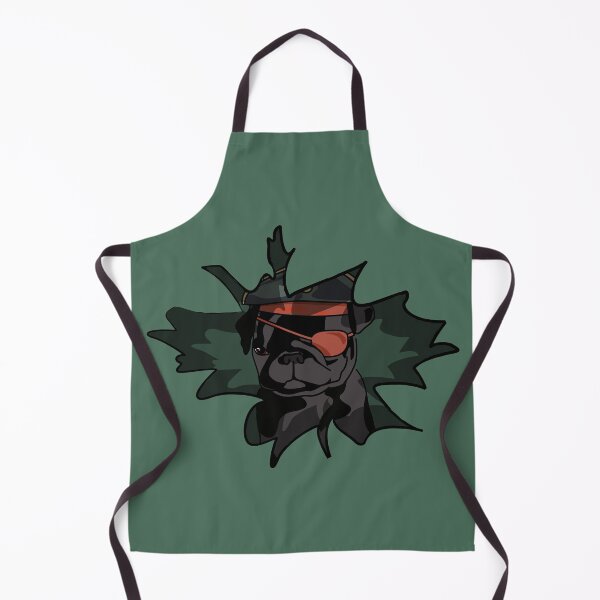 Item preview, Pirate Pug Peeking Through Torn Shirt | Funny Dog Illusion designed and sold by Fun Funky Designs.