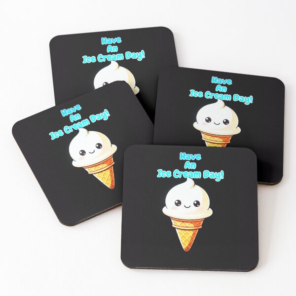 Item preview, Have An Ice Cream Day - Smiley Face Ice Cream Cone. designed and sold by RBest!.
