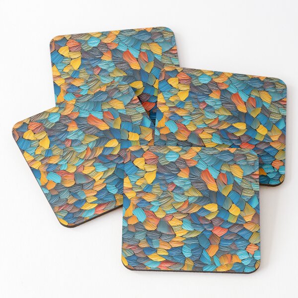 Item preview, Ribbed Petal Plastic Mosaic Seamless Photo Texture designed and sold by DigitaICraft.
