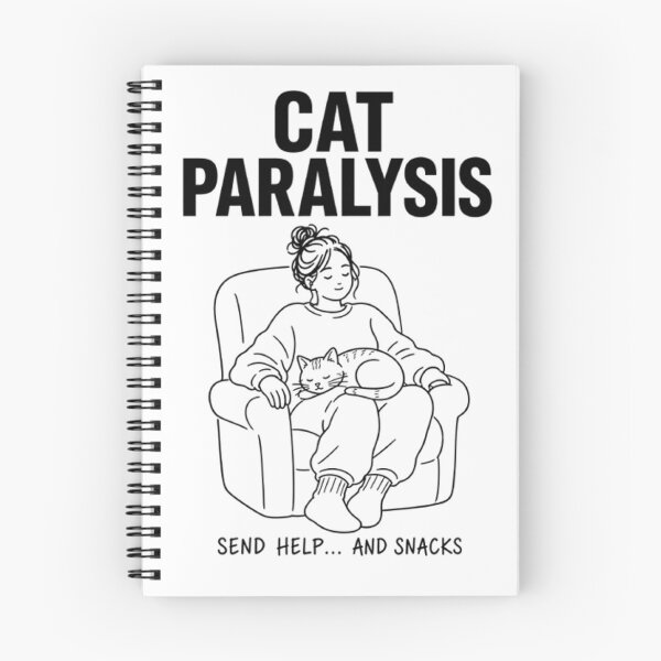 Item preview, Cat Paralysis - Funny Feline Lover Design designed and sold by Midnight Ink Studio.