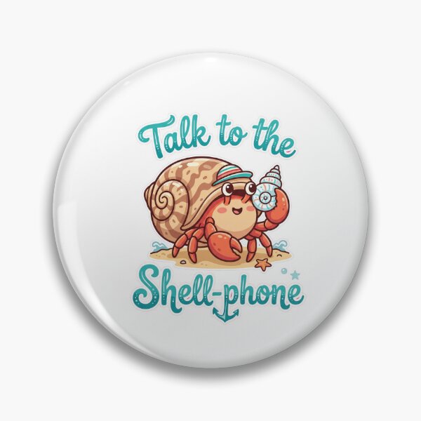 Item preview, Talk To The Shell Phone Funny Summer Crab Tee designed and sold by 7Four1 Designs.