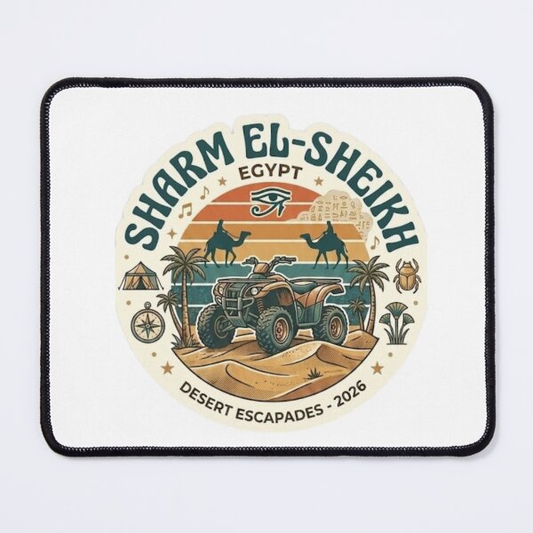 Item preview, Sharm El-Sheikh Egypt Desert Safari Retro Vintage Sticker designed and sold by Zeyzep.