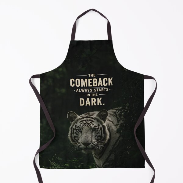 Item preview, The Comeback Always Starts In The Dark Tiger Mindset Inspiring Motivational Quote designed and sold by Matt_Smith.