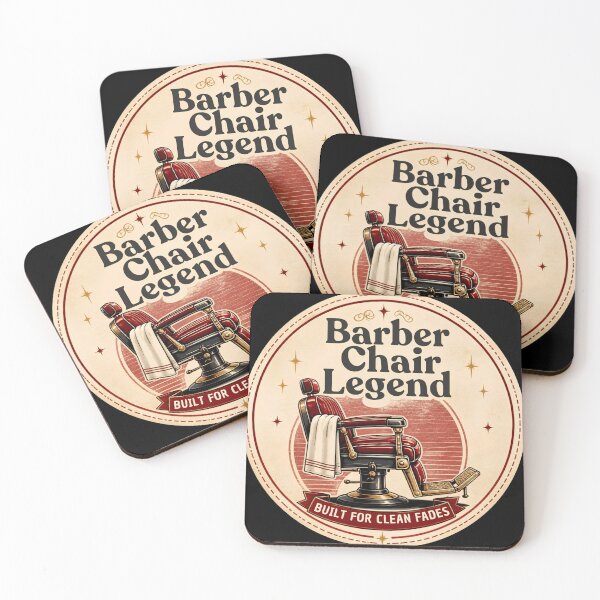 Item preview, Barber Chair Legend Built For Clean Fades Vintage Emblem designed and sold by Barber MD Culture.