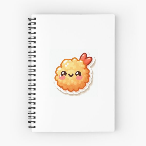 Item preview, Kawaii Tempura Sticker | Cute Japanese Fried Shrimp designed and sold by PastelPawsArt.