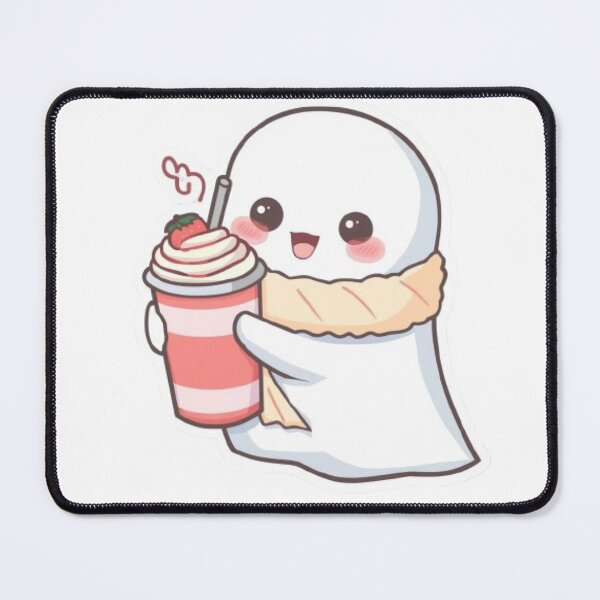 Item preview, Cute Pastel Ghost Coffee Kawaii Sticker | Cozy Autumn Ghost Mascot designed and sold by Stylestickers55.
