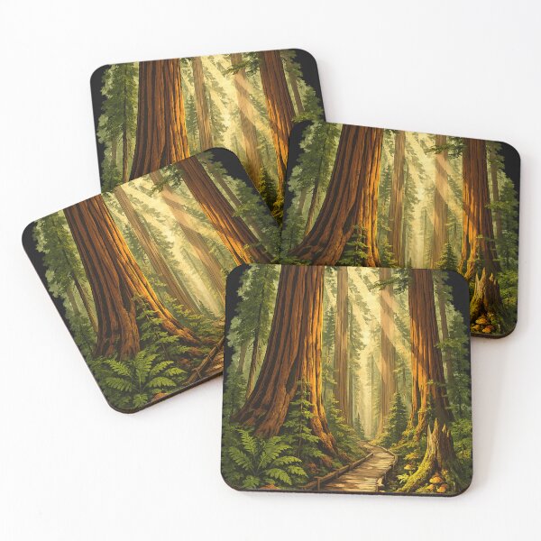Item preview, Redwood Giant Forest Trail - Old Growth Nature designed and sold by irfanshikh.