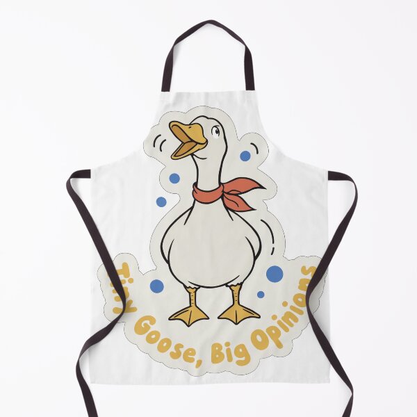 Item preview, Tiny Goose Big Opinions Funny Goose Sticker designed and sold by KHCreative2025.