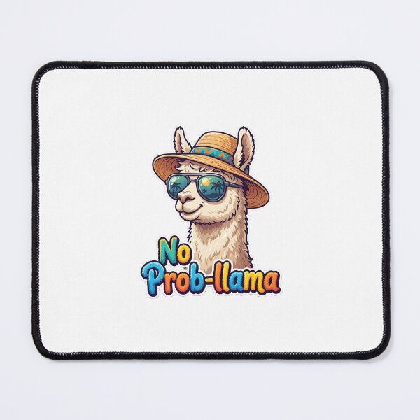 Item preview, No Prob-llama Funny Summer Llama Tee designed and sold by 7Four1 Designs.