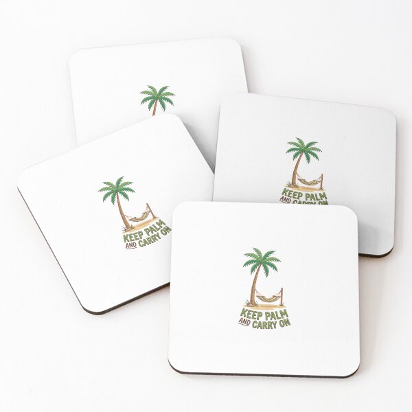Item preview, Keep Palm And Carry On Funny Summer Beach Tee designed and sold by 7Four1 Designs.