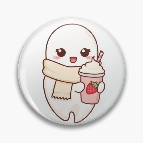 Item preview, Pastel Cozy Ghost with Coffee | Adorable Kawaii Ghost Sticker designed and sold by Stylestickers55.