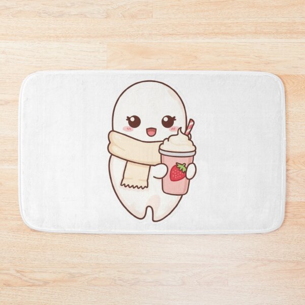 Item preview, Pastel Cozy Ghost with Coffee | Adorable Kawaii Ghost Sticker designed and sold by Stylestickers55.