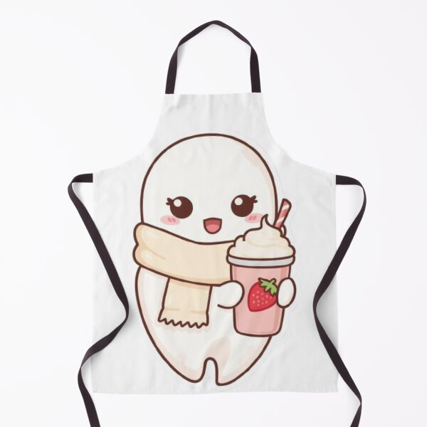 Item preview, Pastel Cozy Ghost with Coffee | Adorable Kawaii Ghost Sticker designed and sold by Stylestickers55.