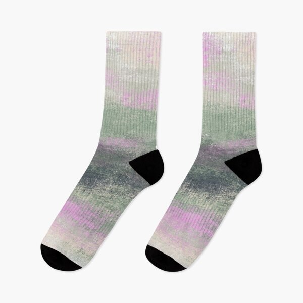 Item preview, Resort Ombre Green Pink Dreamscape Horizon Textured Abstract designed and sold by RenattaZare.