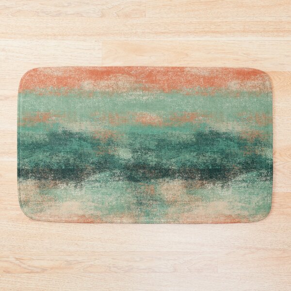 Item preview, Resort Ombre Green Terracotta Dreamscape Horizon Textured Abstract designed and sold by RenattaZare.
