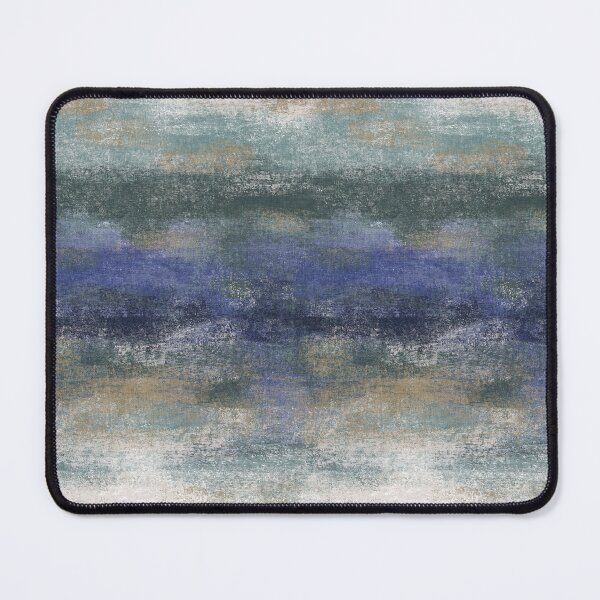 Item preview, Resort Ombre Moody Blue Green Dreamscape Horizon Textured Abstract designed and sold by RenattaZare.