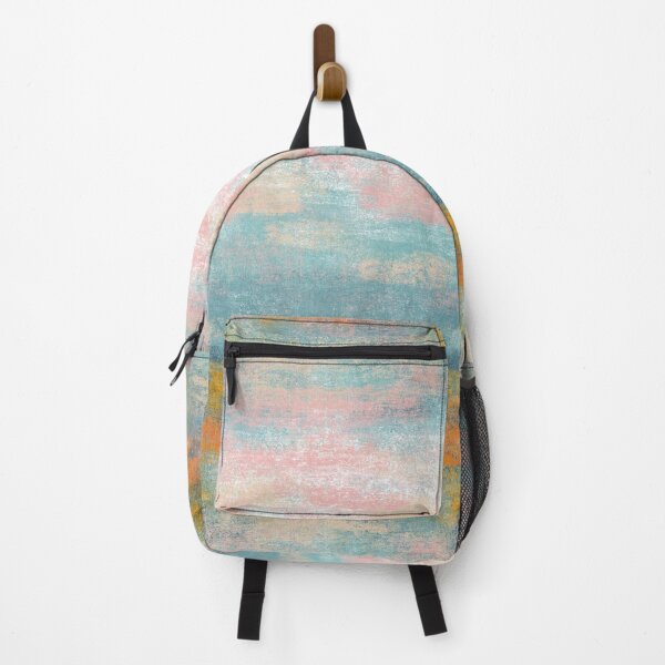 Item preview, Resort Ombre Retro Aqua Orange Dreamscape Horizon Textured Abstract designed and sold by RenattaZare.
