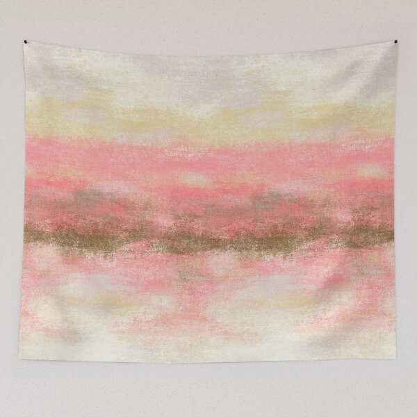 Item preview, Resort Ombre Pink Dreamscape Horizon Textured Abstract designed and sold by RenattaZare.