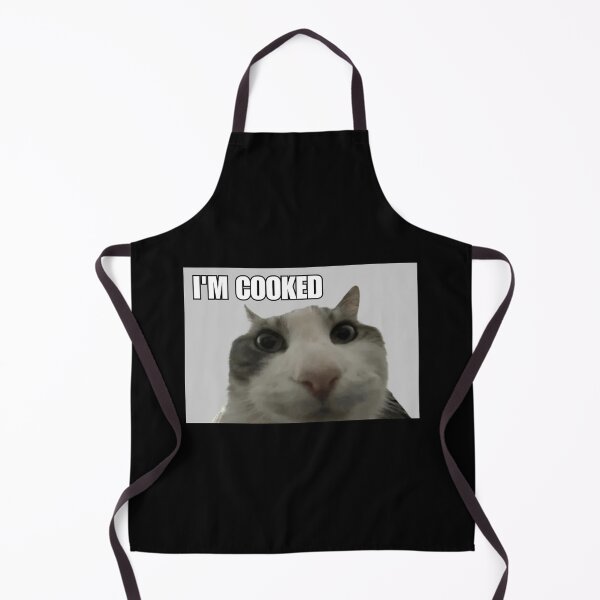 Item preview, Cat Meme 'I`M COOKED' designed and sold by Late Theory.