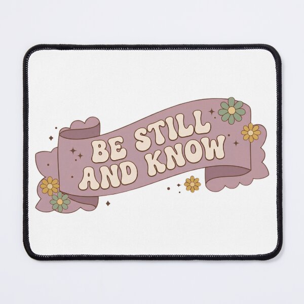 Item preview, Be Still And Know Christian Bible Verse Sticker designed and sold by Kayshies8120.
