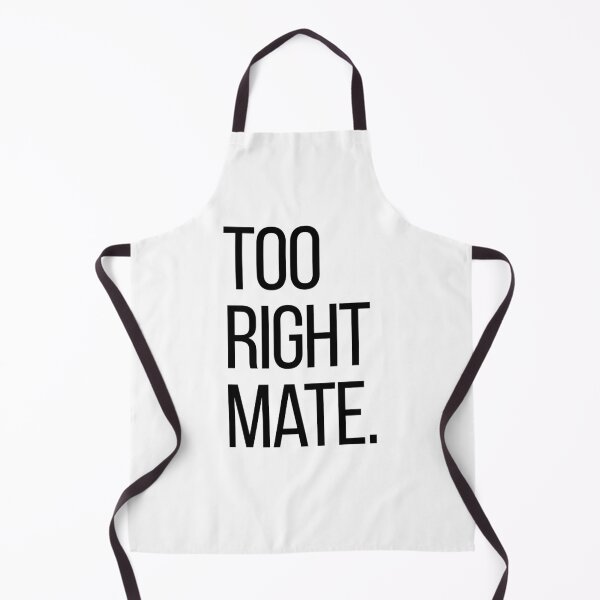 Item preview, Too Right Mate. Funny Australian Slang T-Shirt | Minimalist Aussie Quote Tee | Bold Typography Graphic | Casual Humor Shirt designed and sold by OveloStudios.
