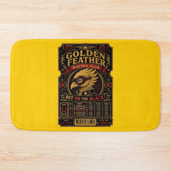 Item preview, Golden Feather Racing Ticket designed and sold by agearb.