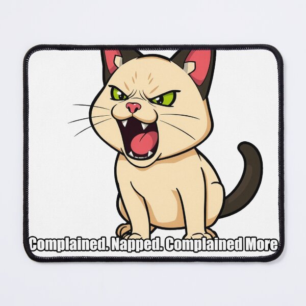 Item preview, Siamese - Complained Napped Complained More - Funny Siamese Gift designed and sold by pawdrops.