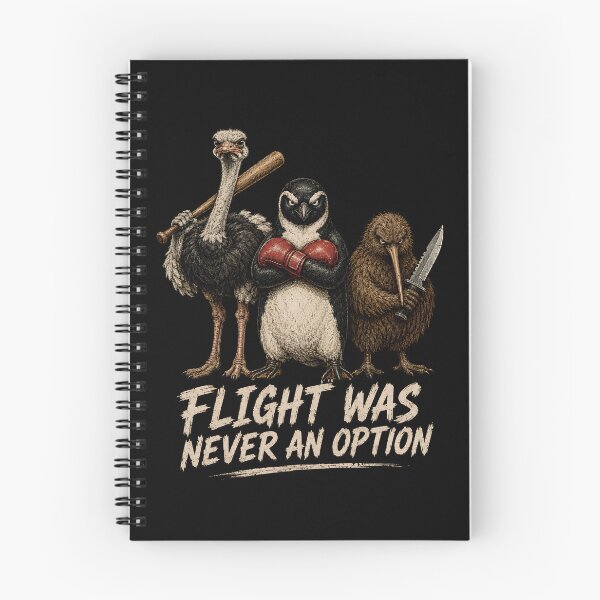 Item preview, Flight Was Not An Option T-Shirt, Funny Flightless Birds Humor designed and sold by THREE LITTLE BEANS.