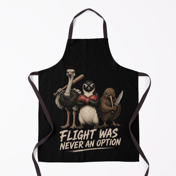 Item preview, Flight Was Not An Option T-Shirt, Funny Flightless Birds Humor designed and sold by THREE LITTLE BEANS.