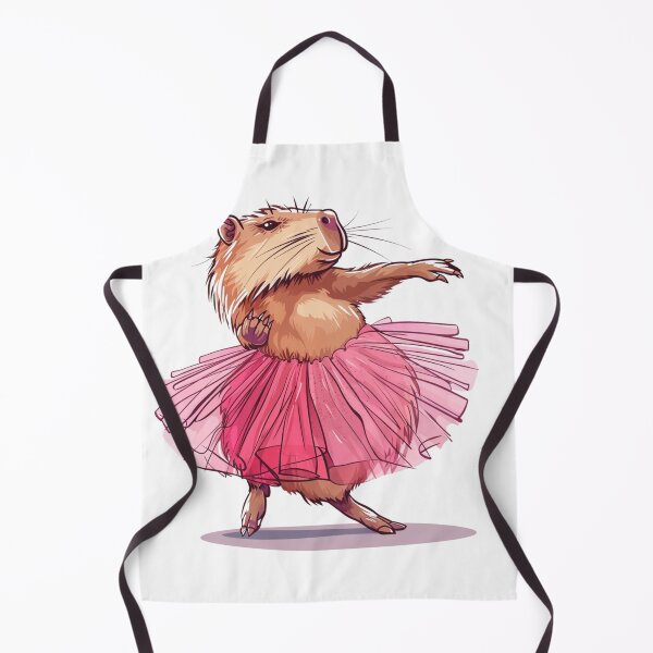 Item preview, Funny Ballet Capybara Cute Dancing Dancer Sticker designed and sold by VectorForge.