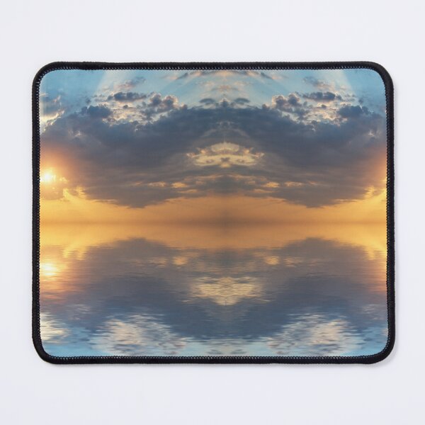Item preview, Golden Sunset Water Mirror Symmetry designed and sold by SolutionsArt.