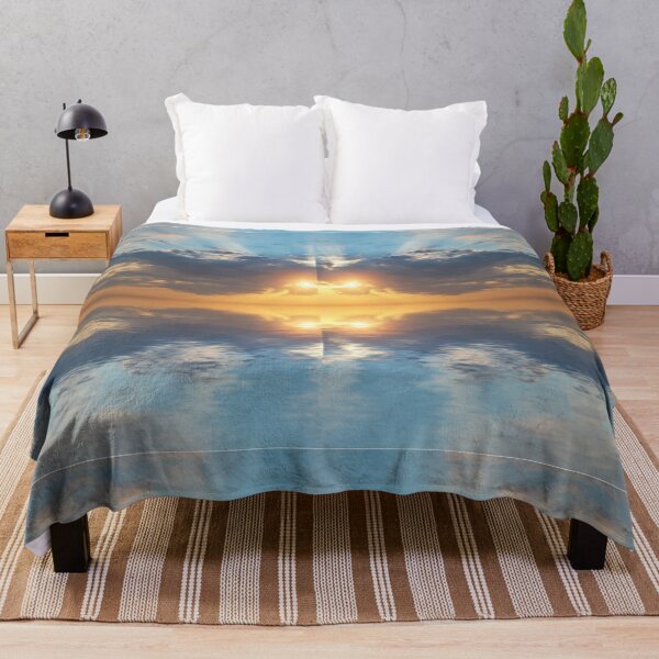 Item preview, Golden Sunset Water Mirror Symmetry designed and sold by SolutionsArt.